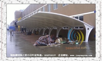 【自貢拉膜安裝、自貢膜結(jié)構(gòu)汽車棚|自行車棚設(shè)計(jì)